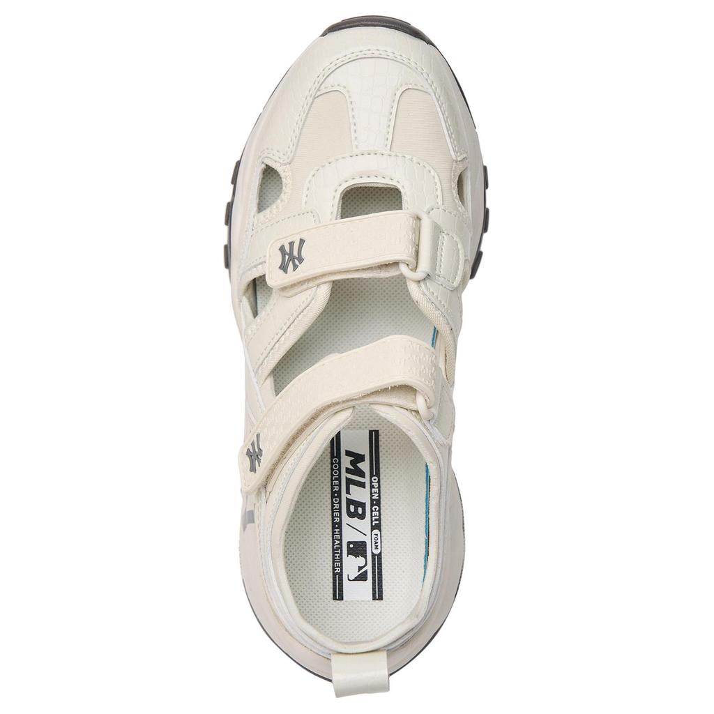 New MLB Sandal Chunky Mask Moisture Wicking Low Top Running Shoes Unisex White 3ASDBCL43-50WHS