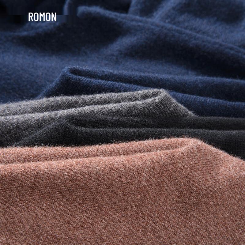 ROMON Men's Pure Cashmere V-Neck Cardigan