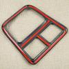 Car Rear Air Conditioner Outlet Vent Trim Cover Frame Carbon Fiber Texture Fit for Dodge Charger 2011 2012 2013 2014 2015-