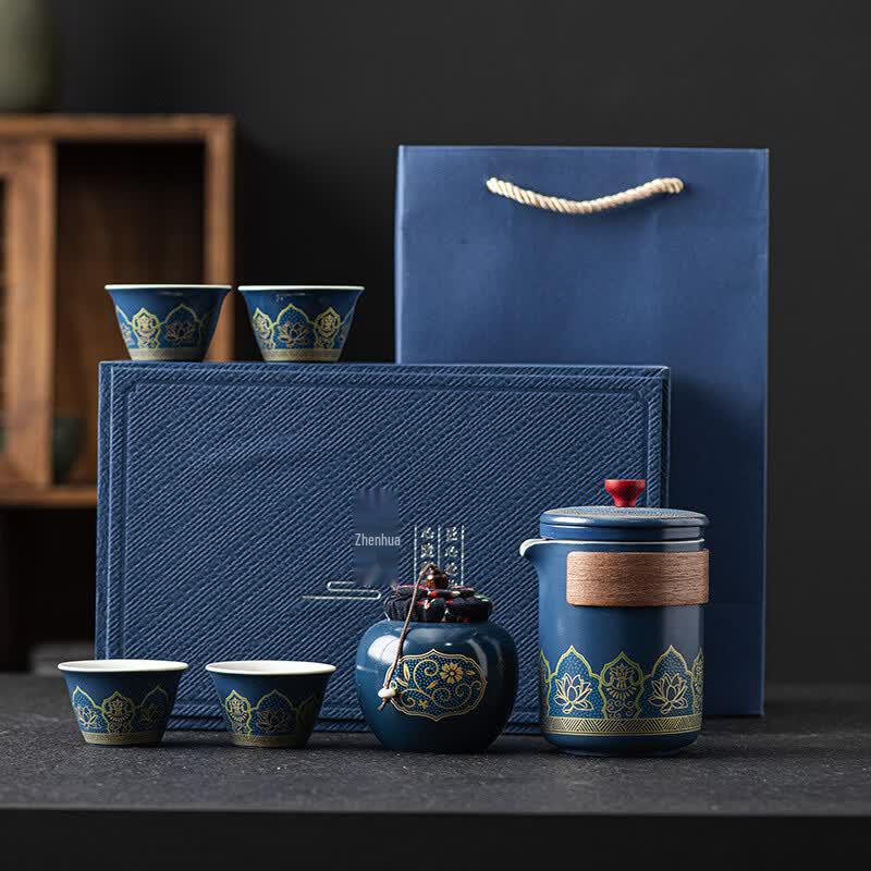 Chaxun Portable Ceramic Travel Kung Fu Tea Set
