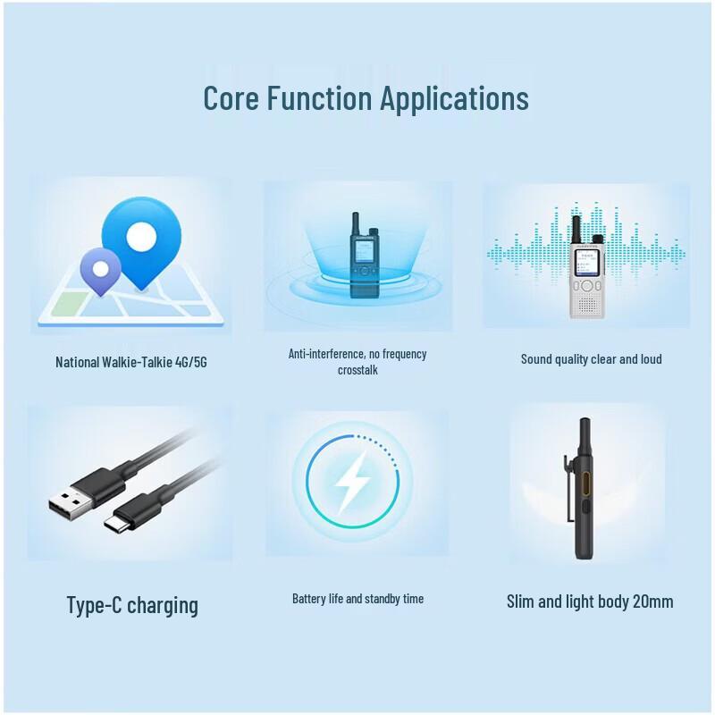 BAOFENG POC-AT1+ 4G/5G Public Network Walkie-Talkie (CN version)