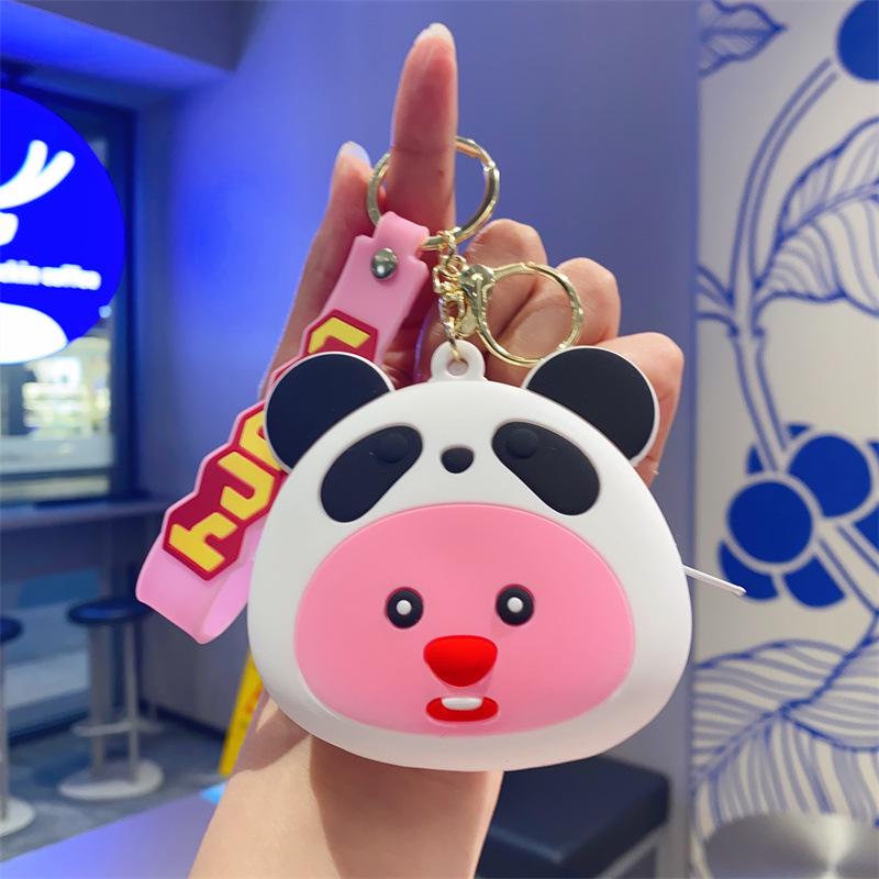 Cartoon Animal Silicone Keychain Bag - Kids' Coin Purse & Toy Pendant