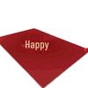 Festive Silk Loop Non-Slip Doormat: Dirt-Resistant, Easy-Clean, Cut-to-Fit Indoor Entryway Mat