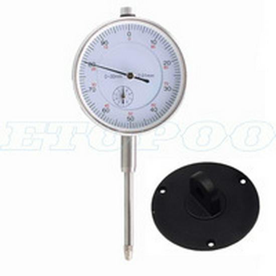 HUOTO High Precision 0-30MM Mechanical Dial Indicator, 0.01mm Accuracy