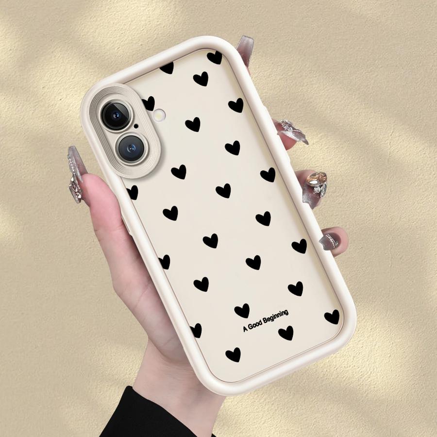 

Case for iPhone 17 Pro Max 16 12 Pro 17e 13 14 Air 15 Plus 11 Phone Cover Fashion Love Heart iPhone 12 Pro Max