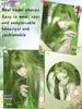 XIYUE Cosplay-Perücke mit Pony Synthetisches glattes Haar 20 Zoll lang Hitzebeständig Fruchtgrüne Perücke für Damen