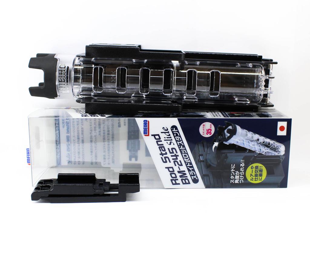 Meiho BM-245 Slide Rod-Holder (74 x 63 x 273 mm) Clear (6751)