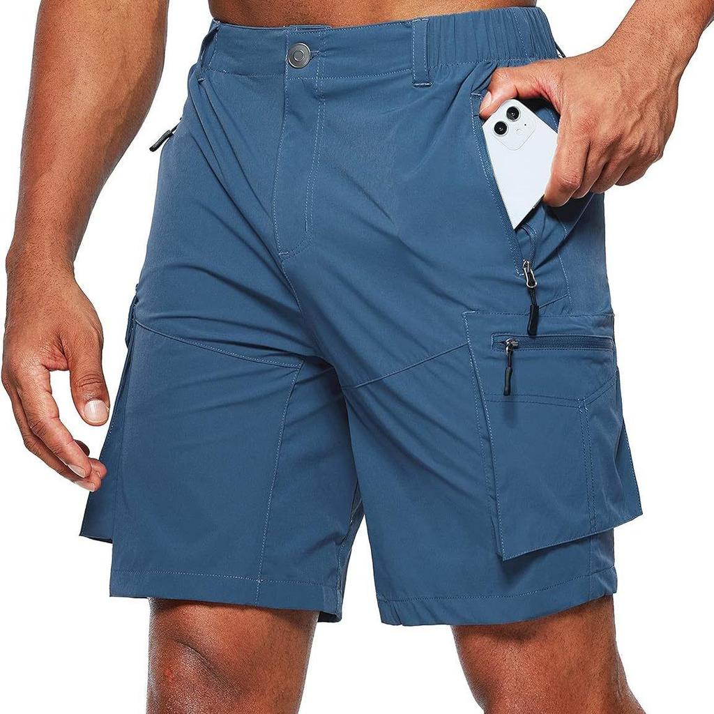 2024 Herren Übergröße Mehrfach-Taschen Reißverschluss Arbeitsshorts