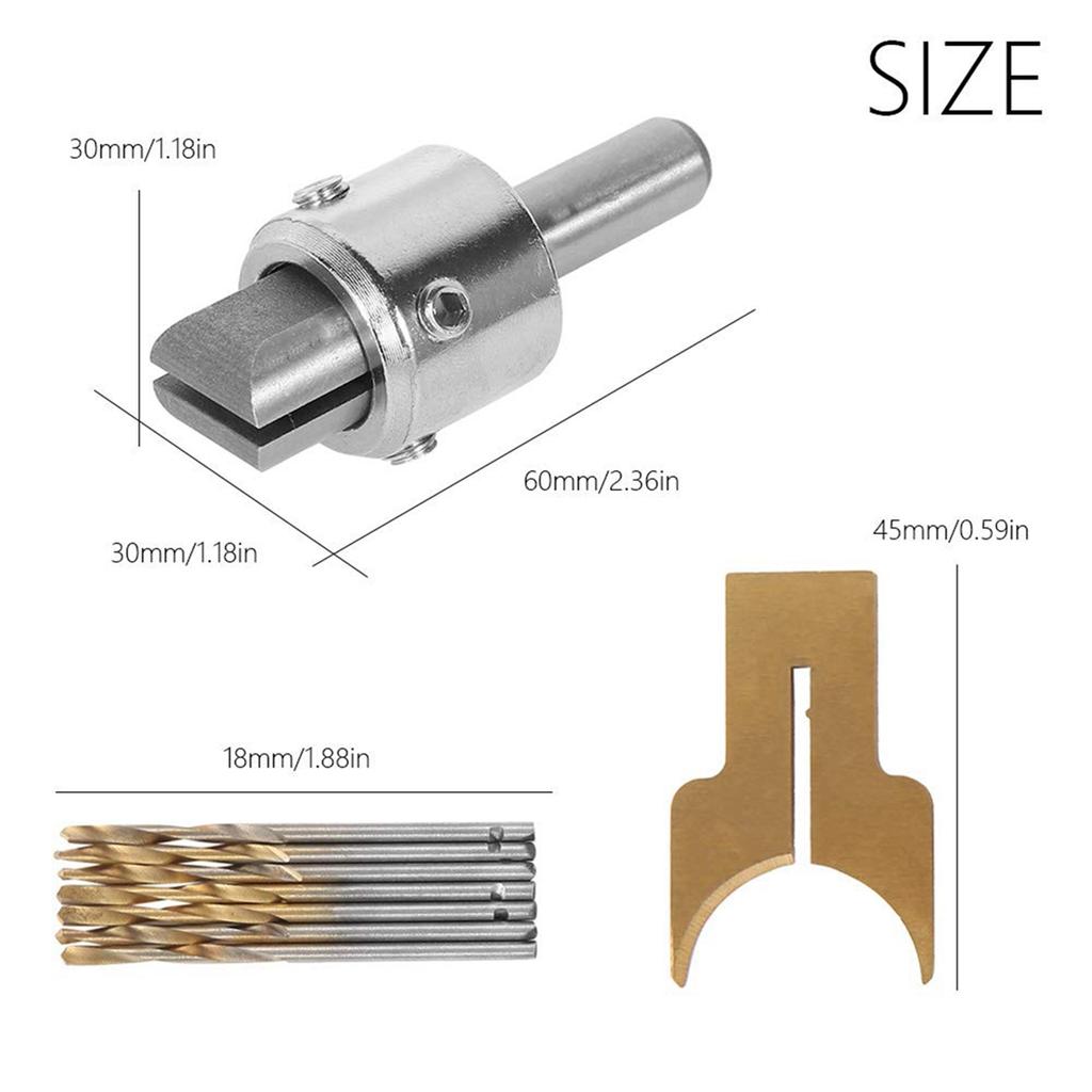 A34R Premium Beads Drill Bit Wooden Bead Maker Carbide Ball Blade Woodworking Milling Cutter Molding Tool Beads Router