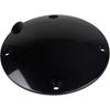 4 Hole Replacement Clutch Derby Cover Fit For 1994-2003 Harley Sportster XLH1200/883 Custom XL883C, Smooth Black