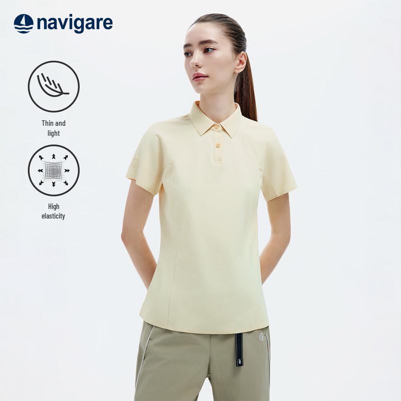 Navigare Women s Slim-Fit Short Sleeve Polo Shirt S