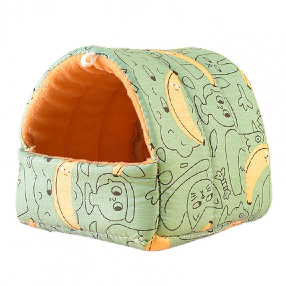 Hamster House Guinea Pig Nest Small Animal Sleeping Bed Winter Warm Cotton Mat Soft Rodent Guinea Pig Rat Squirrel Bed Cages