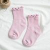 Herfst Baby Meisjes Jongens Effen Witte Zachte Katoenen Sokken Peuters Kinderen Ruche Prinses Kousen voor 1-10Y Pasgeboren Kinderen Baby