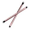 2-in-1 Eyeshadow Brush Firm Pointed Foundation Makeup Applicator for Blending Eye Shadow Liner