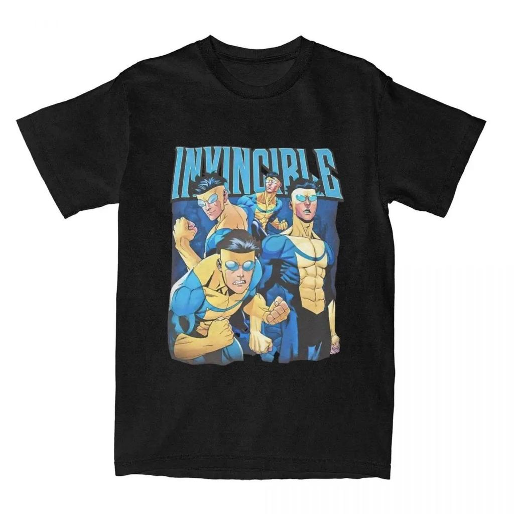 New 2026 Invincible Tee Cartoon Series Cotton Graphic Print Unisex Invincible Highend Luxury Unisex Style Both of Unisex and Unisex