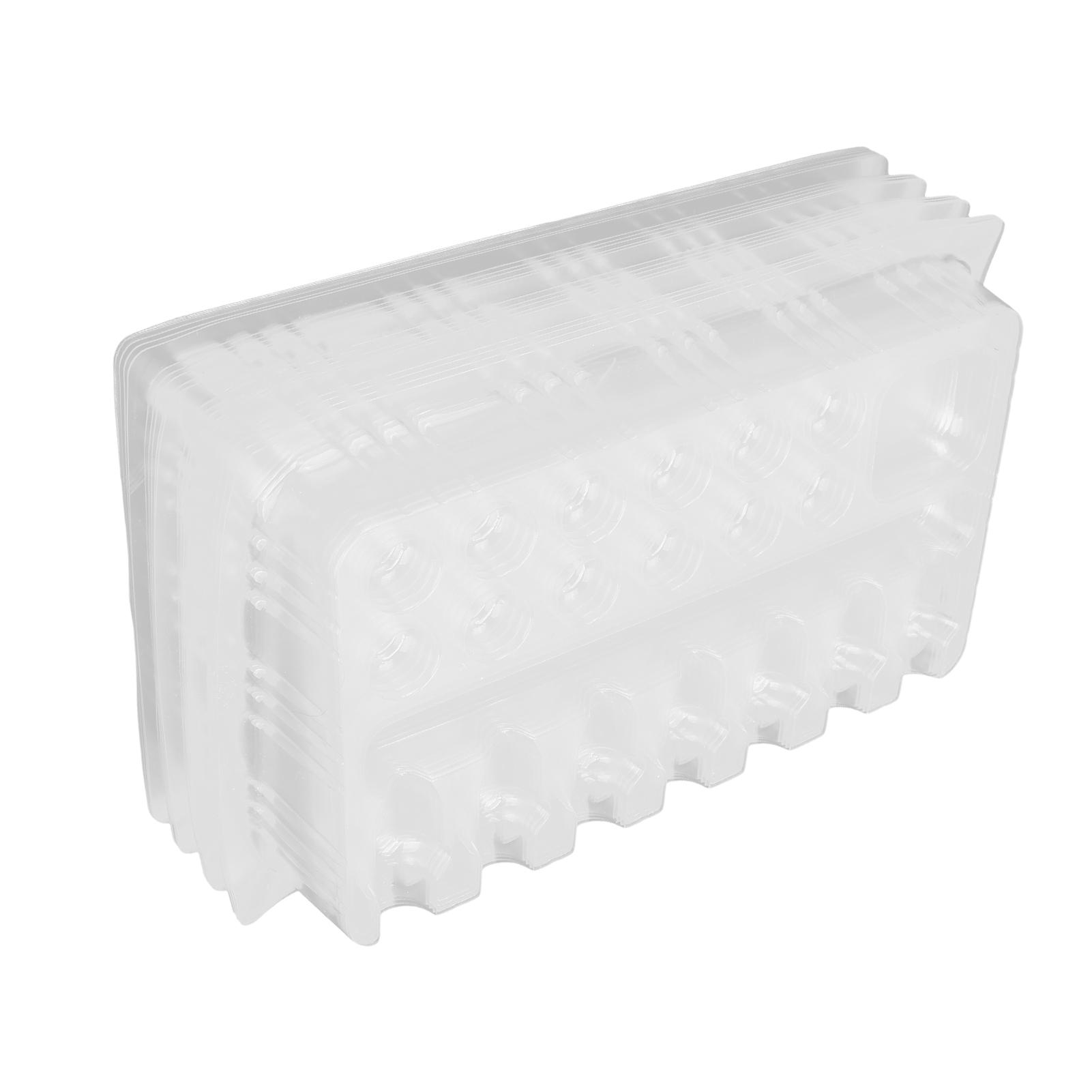 

20pcs Disposable Tattoo Pigment Tray Ink Needle Holder Rack Eyebrow Tattoo Supply