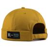 XL 62 Cap Big Head Hat Without Visor Docker Brimless Hats Vintage Beanie Hat  for Men Women