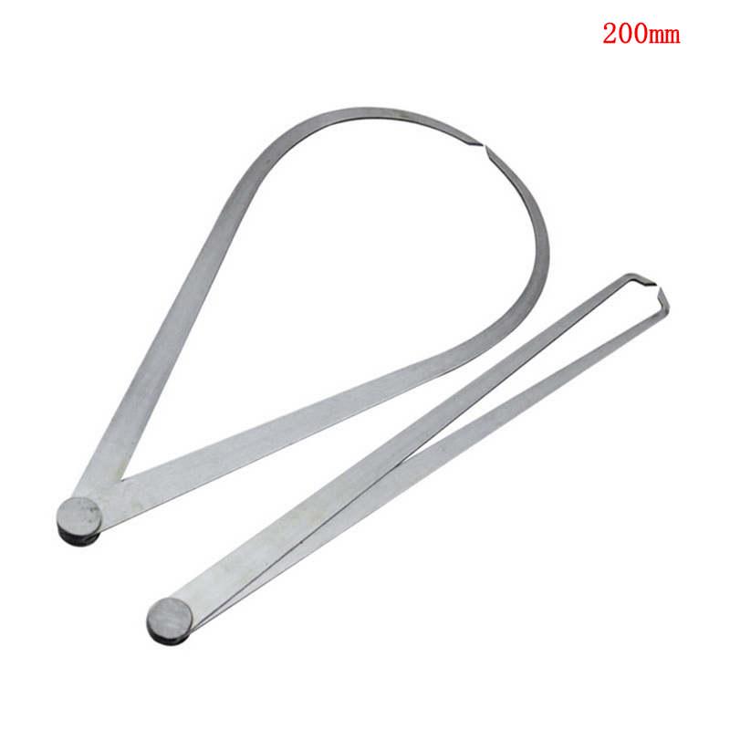 Yibuy 2pcs 345mm Length Firm Joint Metal Measurement Inside Outside Caliper Silver