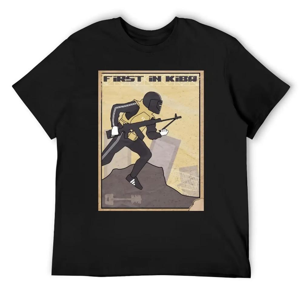 

Футболка First In Kiba Escape From Tarkov Killa Футболки Harajuku Move Забавная графика Конкурс Aactivity Саркастический Европейский размер XXXXXL