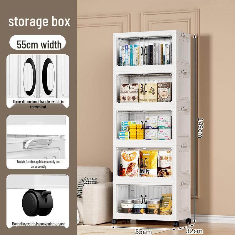 Foldable Large Capacity Storage Box for Clothes, Quilts, and Toys