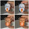 3 Voice Messages Bubu Dudu Voice Toys Cute Design Night Light New Bubu Dudu Keychain
