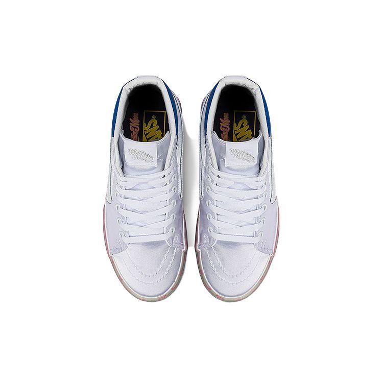 Vans Sailor Moon X Sk8-Hi Stacked Pretty Guardian - Silver Unisex Sneakers White VN0A4BTWSLV