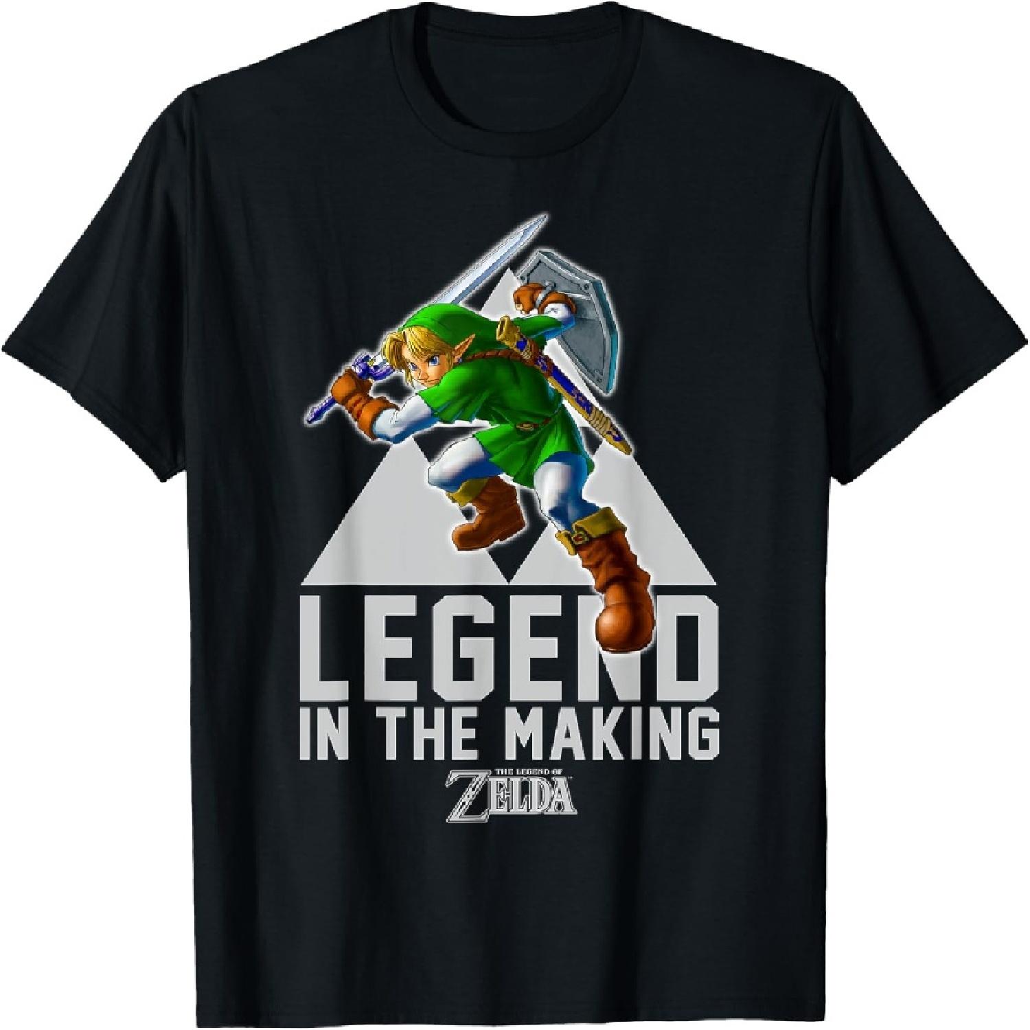 Nintendo Zelda Link Legend In The Making Triforce T-Shirt T-Shirt XXXXXL разноцветный