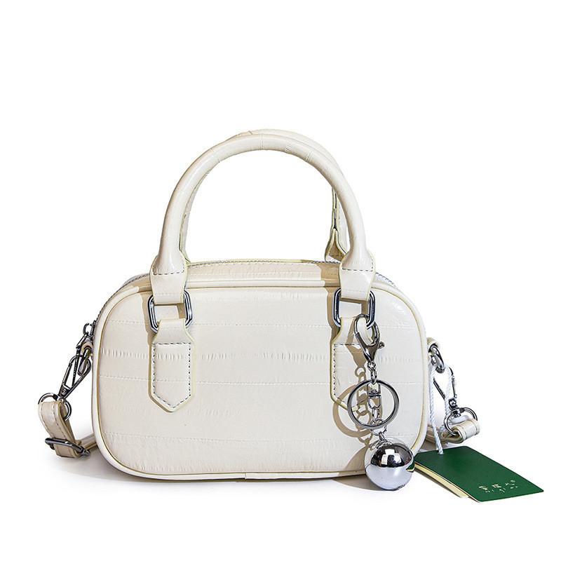 IELGY Summer Hot Silver Bowling Bag, Stylish Portable, One Shoulder Crossbody Pillow Bag