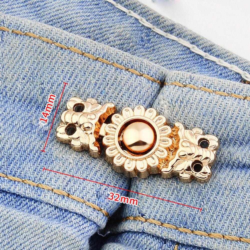 Geometry Gift Jeans Accessories Anti-Exposure Brooch Tightening Waistband Pin Women Brooch