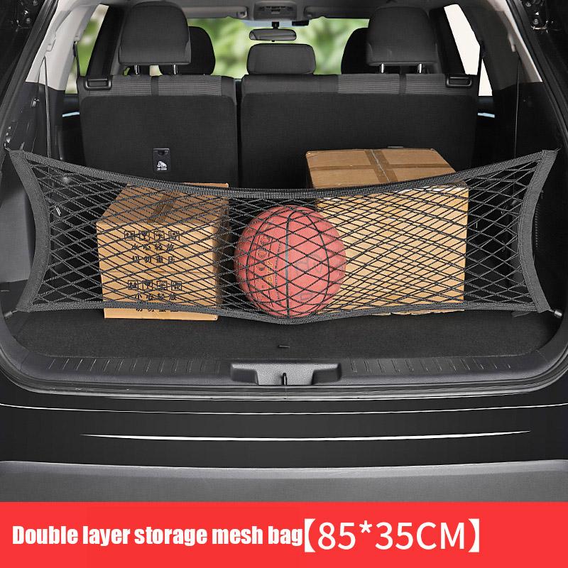 For Toyota RAV4 XA50 2024 2025 Car Trunk Mesh Bag Luggage Fixed Storage Mesh Nylon Material