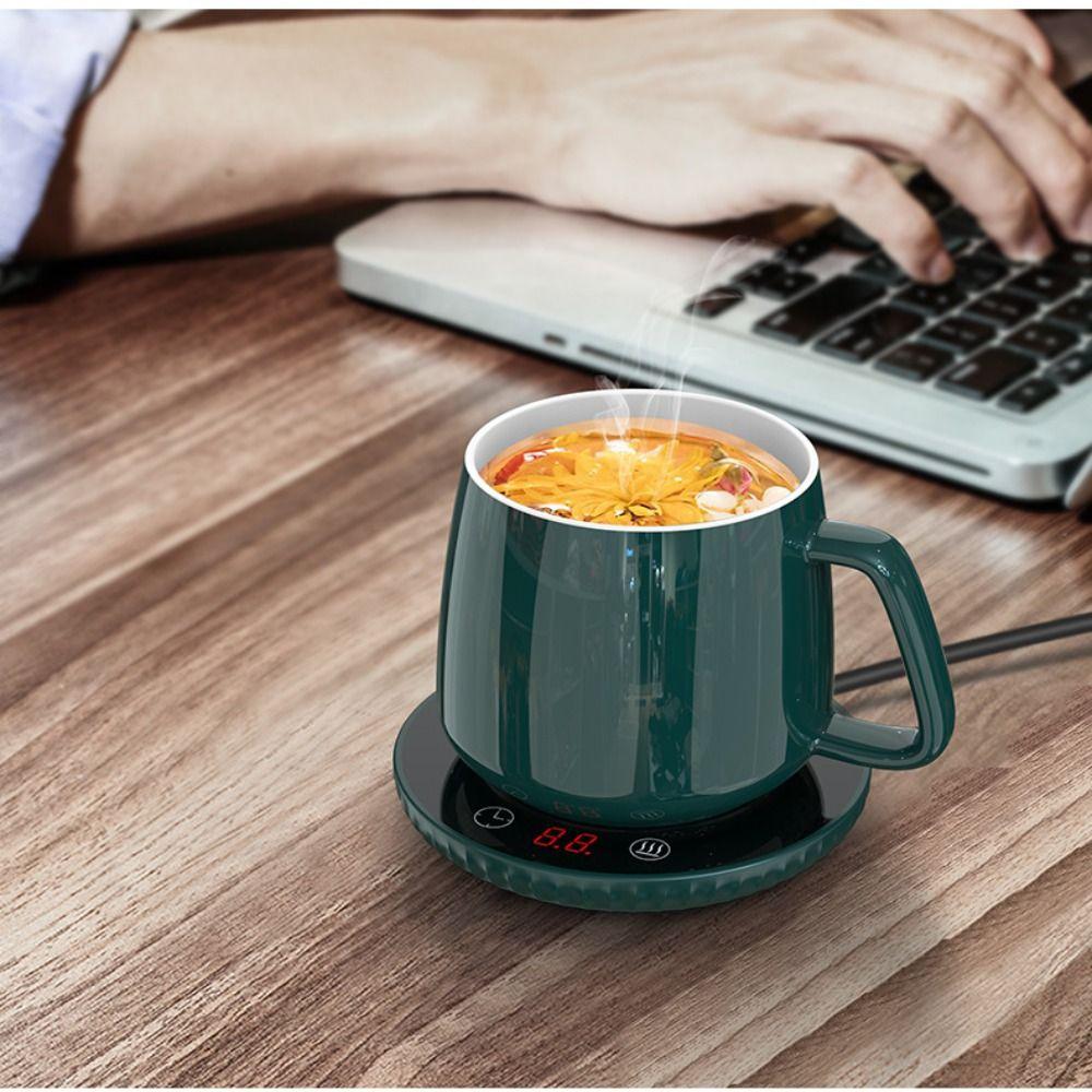 Elektrický ohřívač hrnků Podložka pod hrnek 2-teplotní nastavení Ohřívač svíčky Nový ohřívač šálků kávy Stolní káva