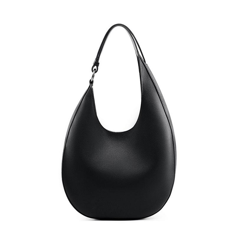 

Genuine Leather Women s Bag Luxury Designer Shoulder Bag Fashi Half Mo Handbag Women High Quality Cowhide Tote Bags