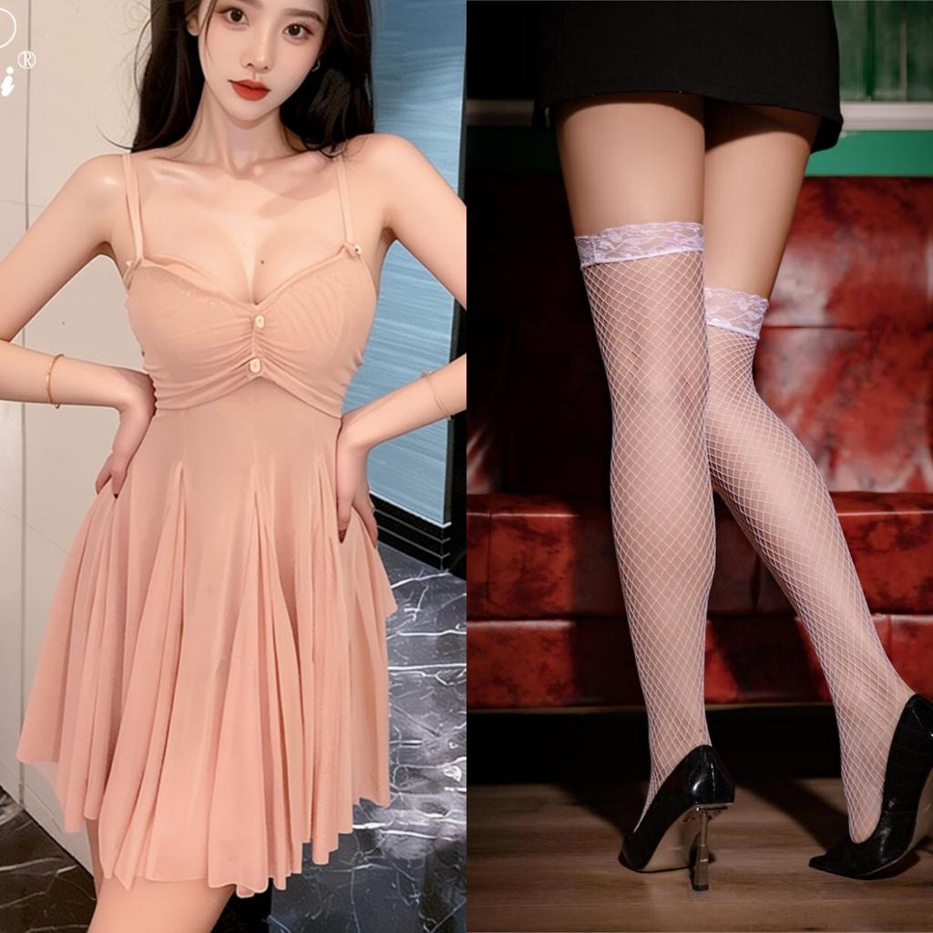 Sexy mesh passion erotic underwear small breasts show big pure desire perspective temptation suspender nightdress flirting erotic underwear