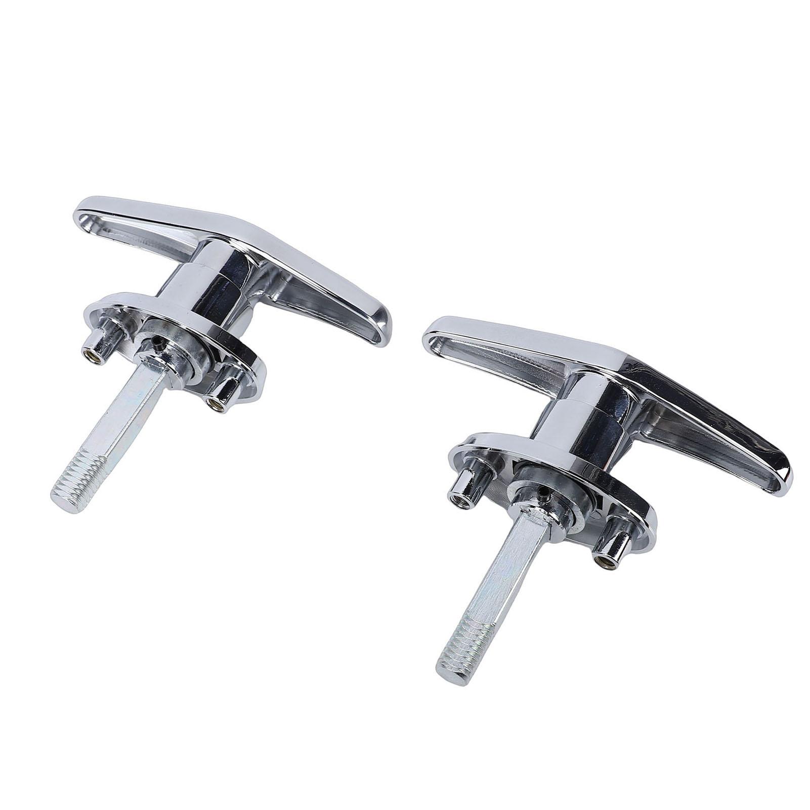 Truck   Locking T Handle Left and Right Cr Plated Zinc Alloy     Locking T Handle for Trailers