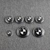 FA67Pcs 82mm 74mm 60mm 45mm Used For The 50th Anniversary Of BMW/new Black And White Badge ABS Badge For Wheel Rim And Hub Cap
