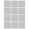 12 Pieces Acoustics Foam Wall Panels Flame Retardant Sound Absorption Tiles Polyester Texture for Nurseries and Dropship