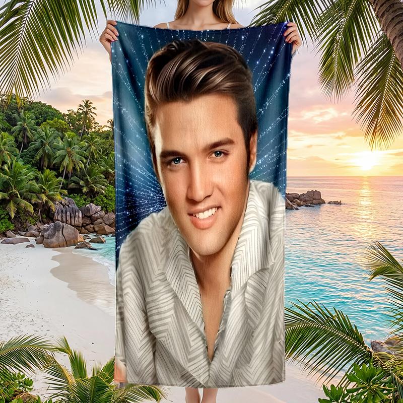 Elvis Fashion Beach Towel: Ideal for Summer Adventures Soft, absorbent and quick drying suitable for swimming and bathing