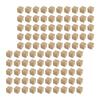 100 Stück Holzklötze Massivholz Würfel für Bastelarbeiten DIY-Projekte
