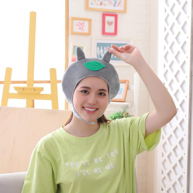 

Милый плюшевый, шапка-капюшон с короткими листьями, фотореквизит фотореквизит плюшевый капюшон 26*20CM0.1kg