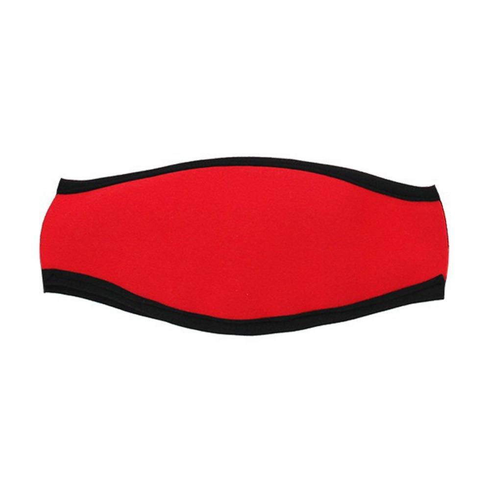 Bequemes Tauchmaskenband Rutschfeste Maskenbandabdeckung Schwimmbrillenband Tauchen rot