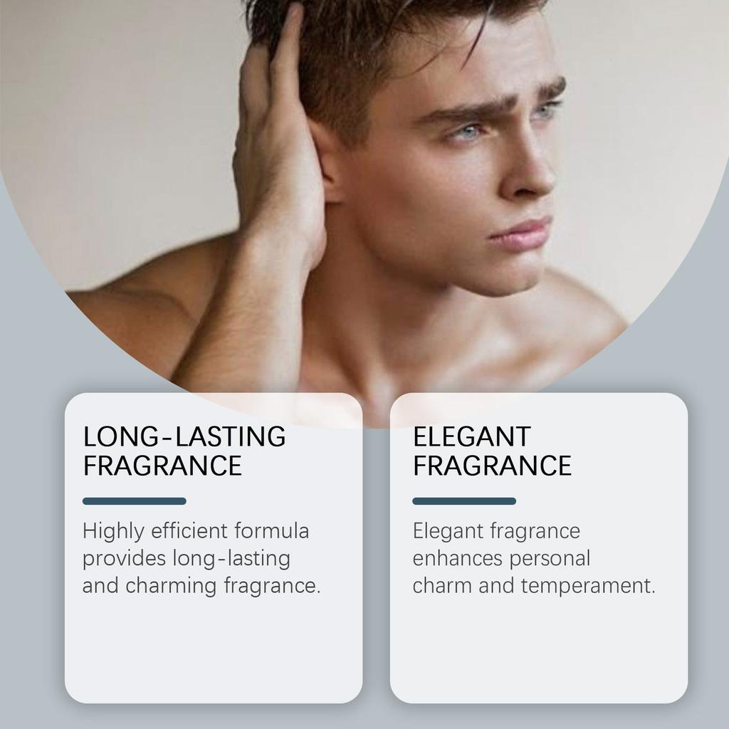 Light  Cologne Perfume For Men Long-lasting Light  Ocean Wood Natural  Blue Cologne Perfume55ml