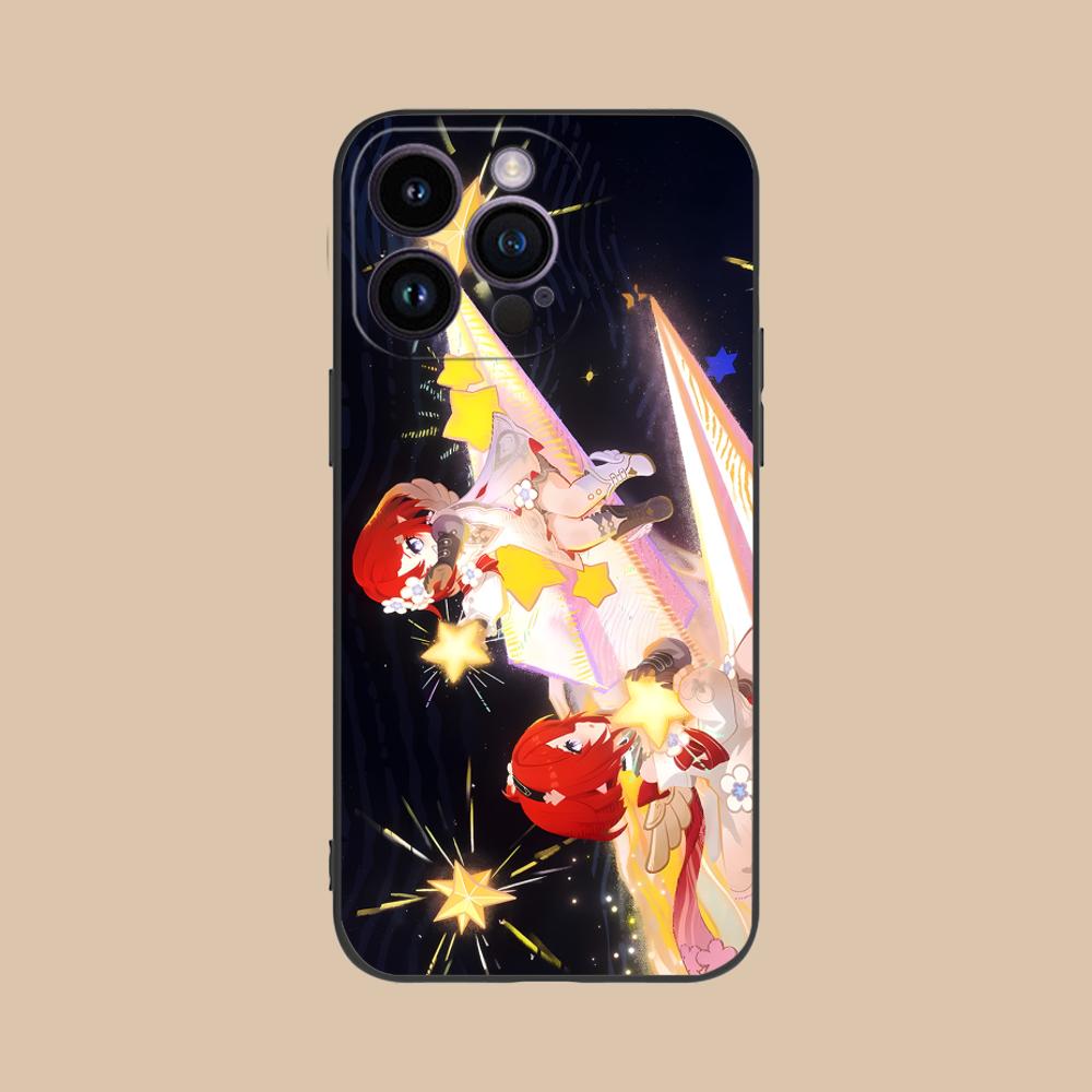 HSR Tribios Matte TPU Mobile Phone Case for iPhone 17 16 15 14 13 12 11 X XR XS 8 7 Air Pro Max Plus Mini Colorful Cover