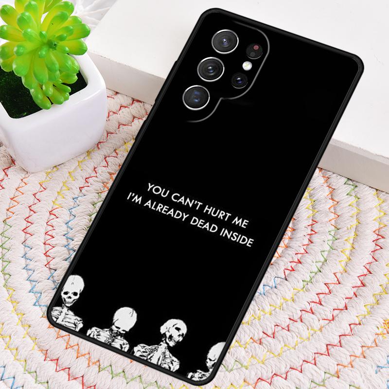 Skeleton Spooky TPU Phone Case For Samsung Galaxy note 10 pro S26 S25 S24 S23 S22 Ultra Plus S21 FE S20 Shockproof Cover
