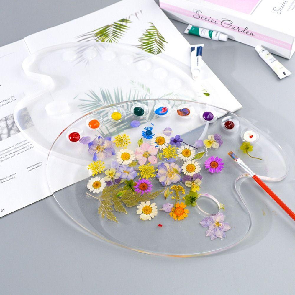 

Handmade Drawing Board Mold 3D Epoxy Mould Epoxy Resin Palette Silicone Mold DIY білий
