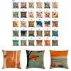 Versatile 18'' Cartoon Fox Pillow Case Cushion Cover For Stylish Living Spaces