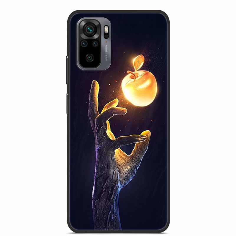Dla Xiaomi Redmi Note 10S Case silikonowa tylna okładka etui na telefony dla Xiaomi Redmi Note10T 2021 miękki futerał uwaga 10S 10T 10 T S Coque
