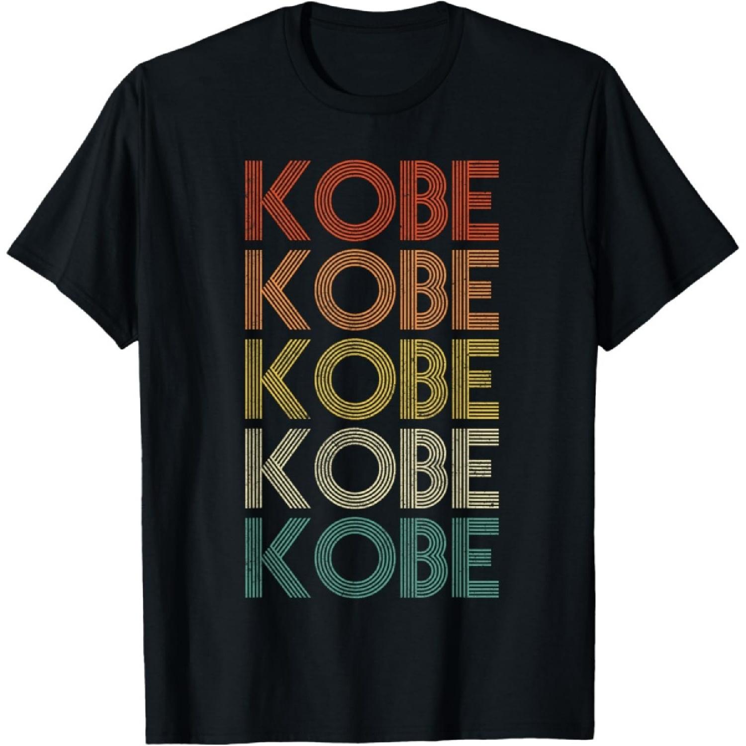 

Unisex-Adult Retro Kobe Bryant T-Shirt Black Small Short Sleeve T-Shirt XXXXXL чорний