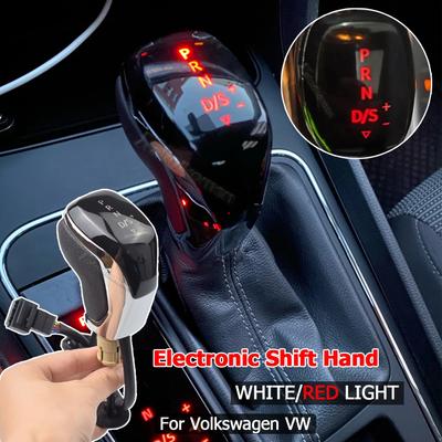 For VW Golf MK6 MK7 Passat B7 Tiguan MK2 Skoda Octavia Seat DSG LED Gear Shift Knob Interior Synchronize Electronic Display