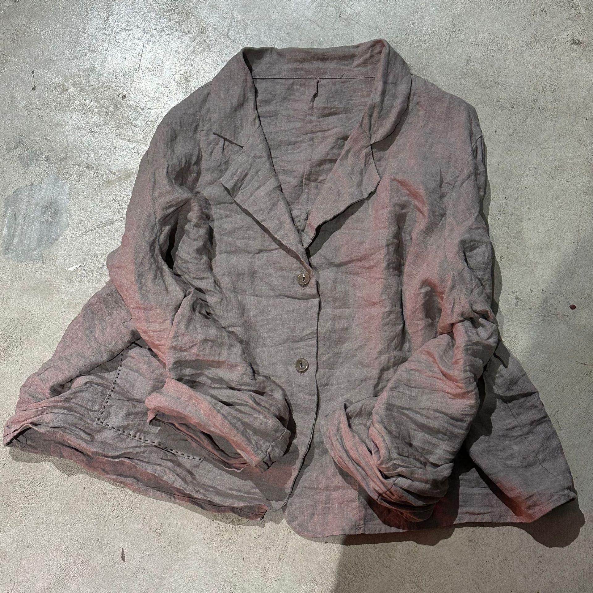 

Johnature Жіночі весняні повсякденні одноколірні вінтажні однобортні ретро-пальта з довгими рукавами One Size сірий