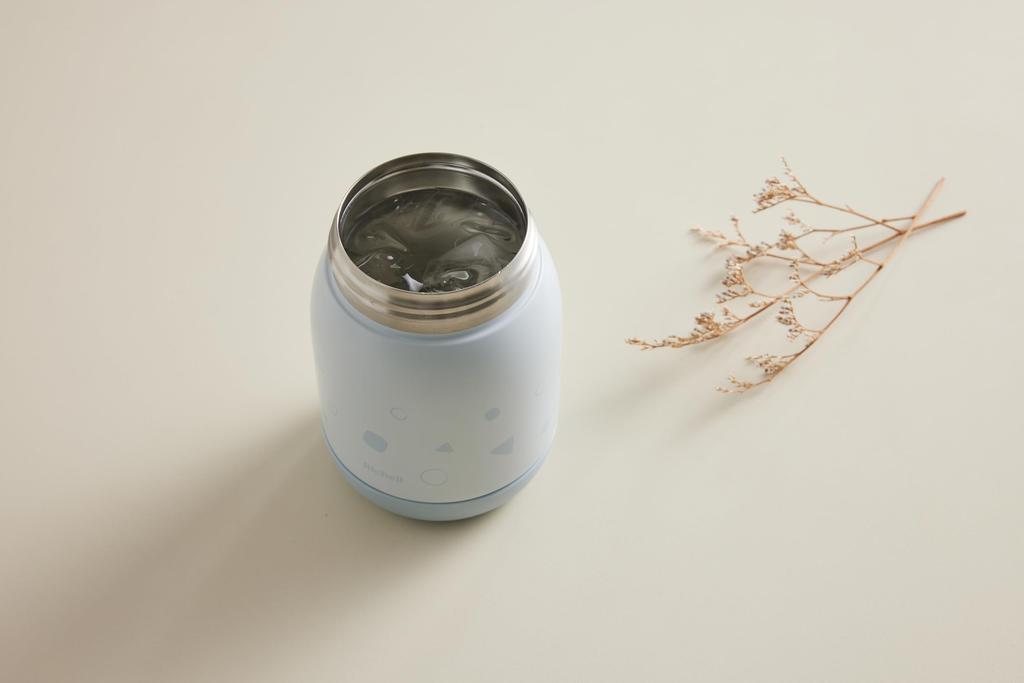 Richell Try Insulated Straw Light 1 for Ages 7 Months and Up Leak-Proof Mug, 300ml, Gray, Mug,